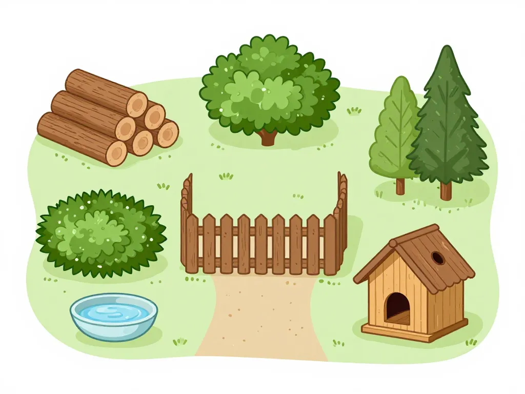 trou de hérisson dans le jardin et aménagements accueillants