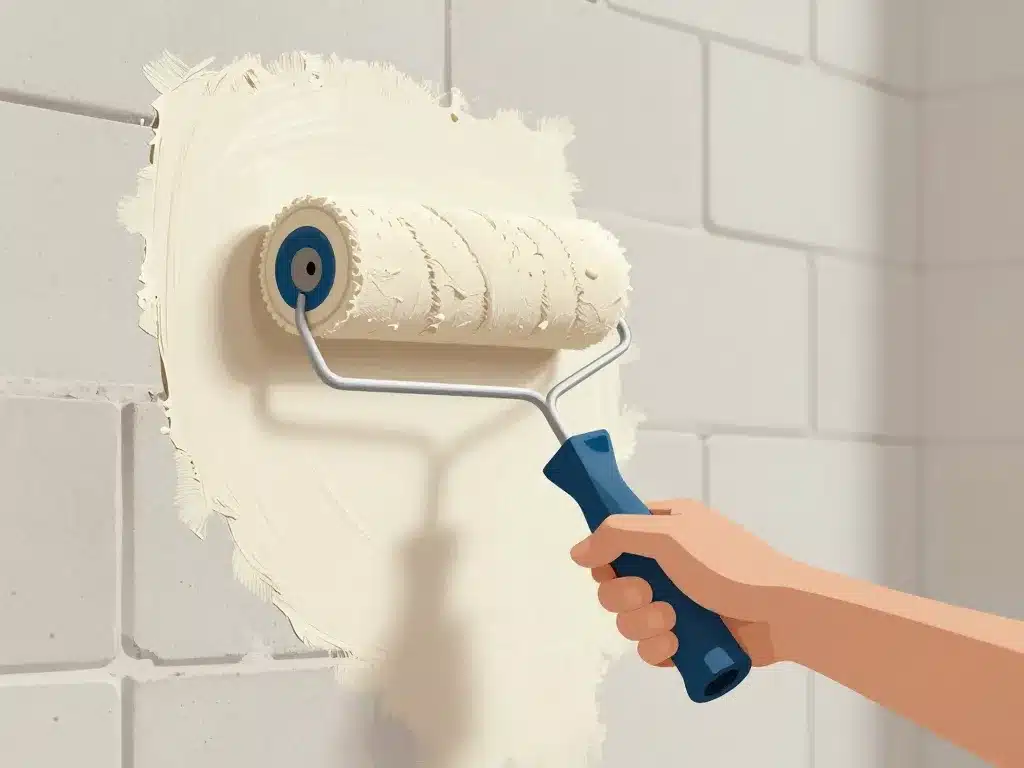 appliquer enduire un mur en parpaing au rouleau application étape par étape