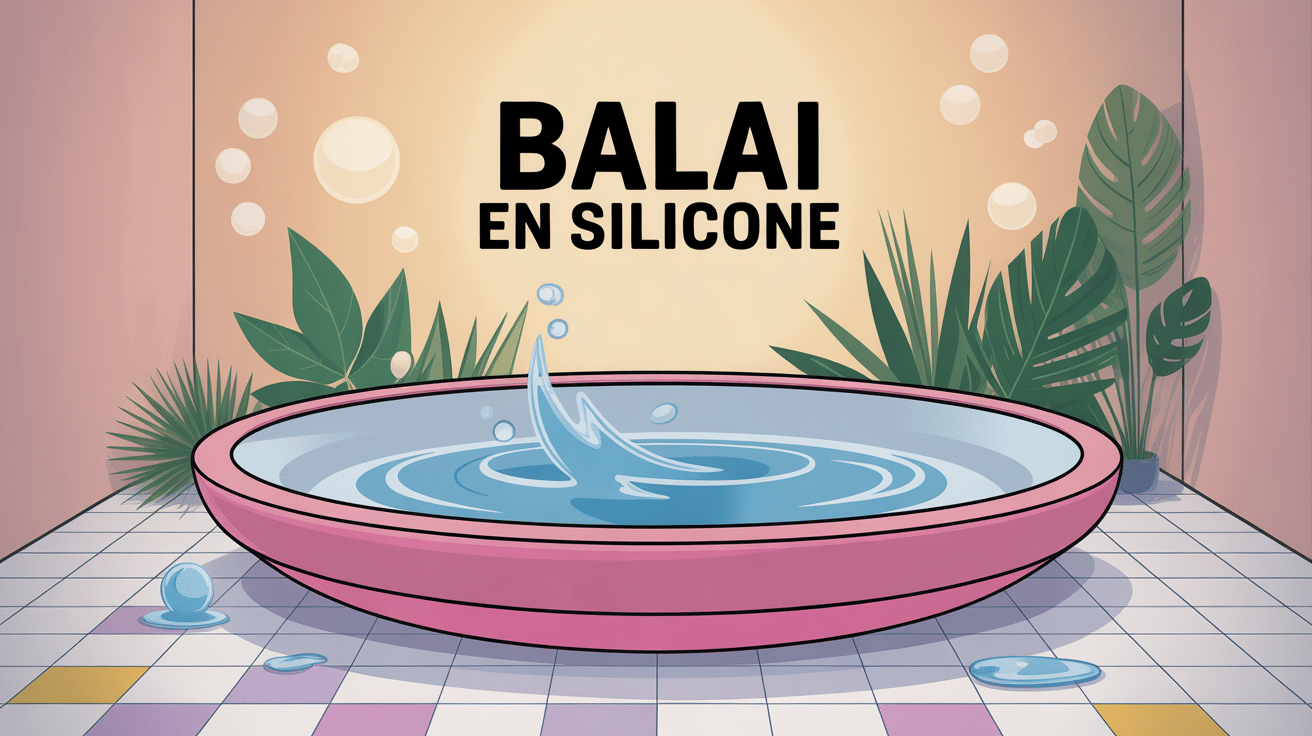 balai en silicone moderne sur carrelage parquet tapis poils et poussières