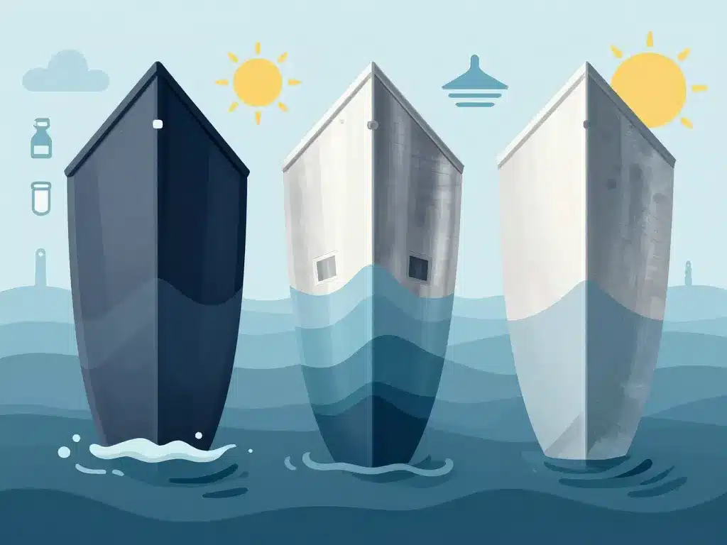 bateau peinture coque différents types peinture