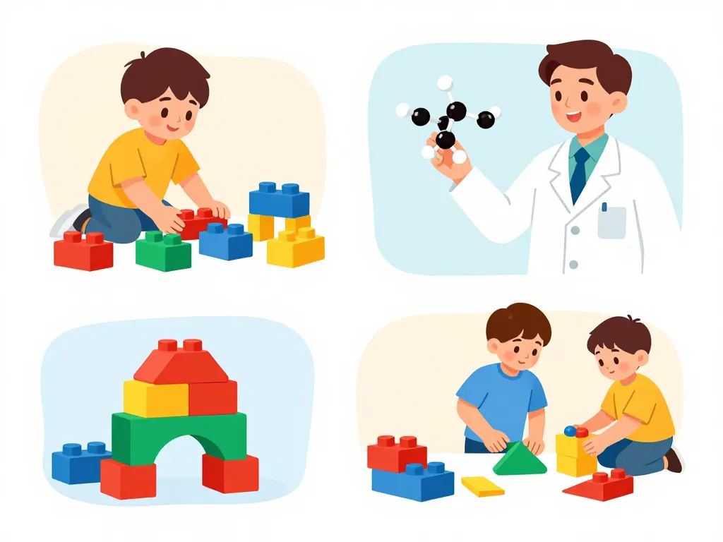 bloc de construction en science jeu architecture