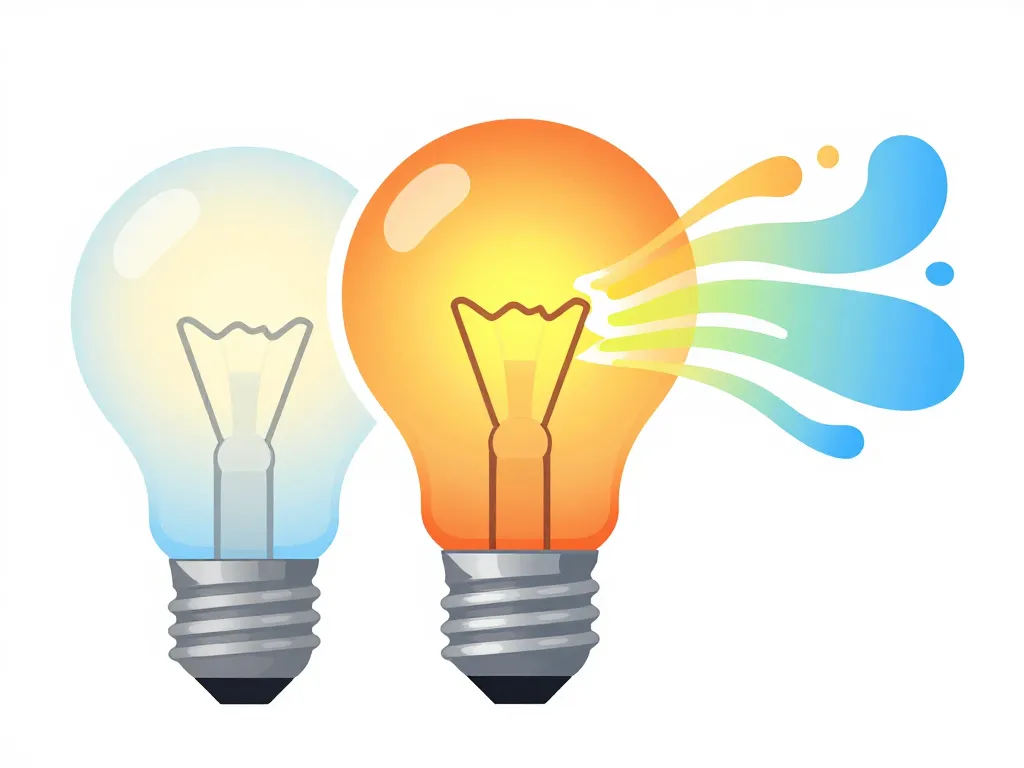 Schéma ampoule explose surchauffe