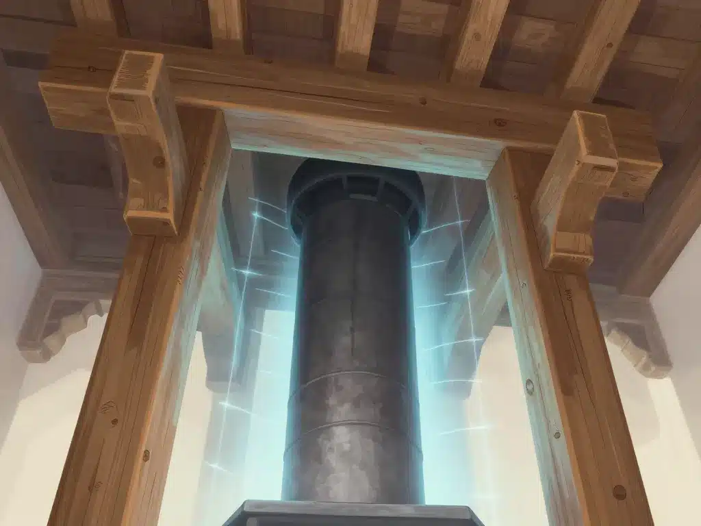 image chevetre cheminée dimension sécurité conduit