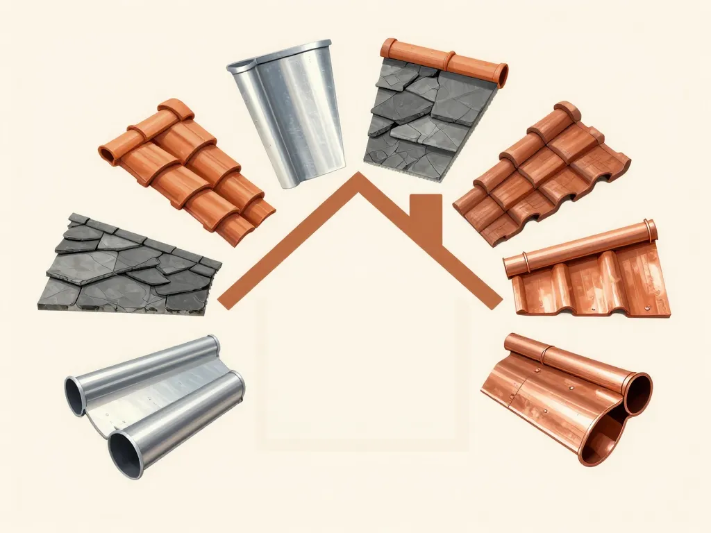 Comparatif matériaux couverture zinguerie