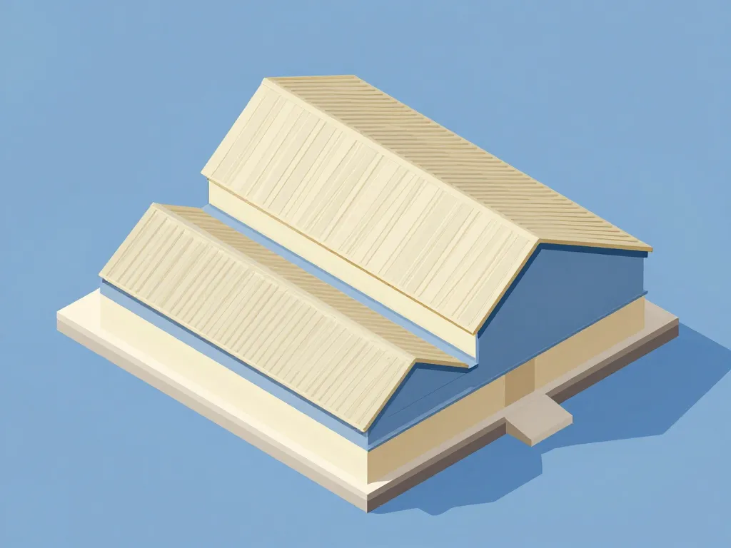 Schéma concept pour comprendre pose panneau sandwich toiture