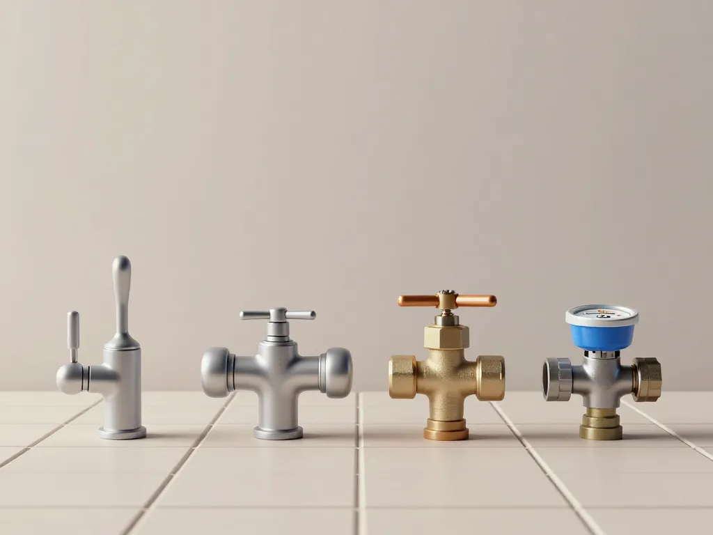 dans quel sens fermer un robinet, différents modèles robinet