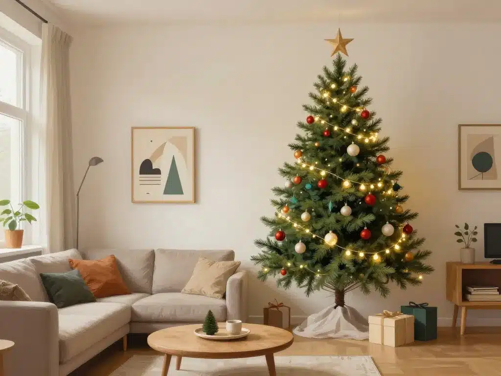 idées déco sapin mural original personnalisé