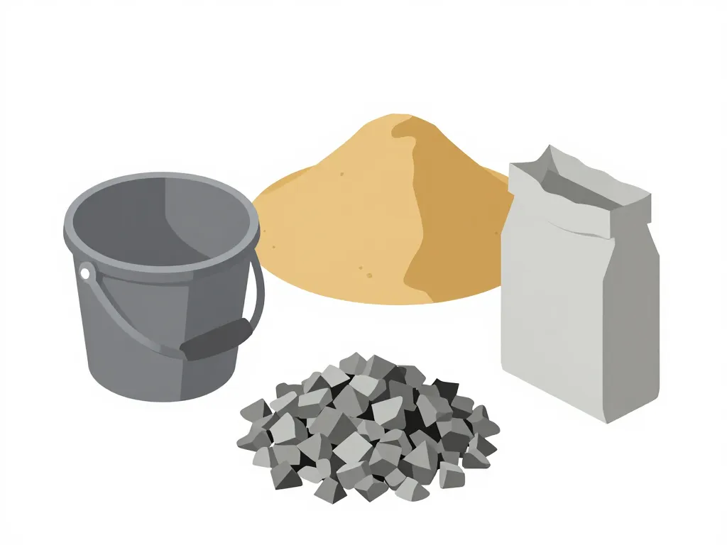 diagramme dosage ciment beton seaux litres kilogrammes
