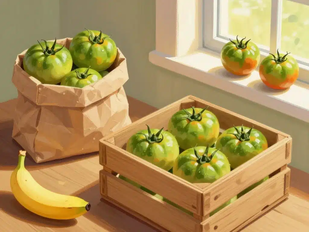 faire murir des tomates à l'intérieur différentes méthodes