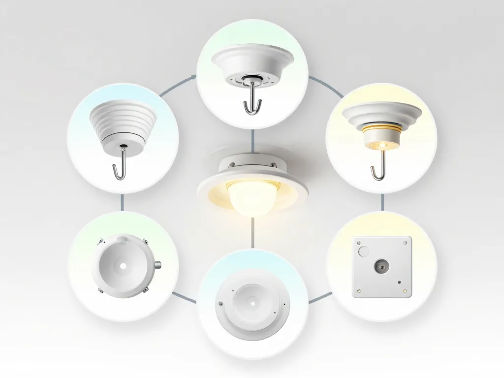 fixer luminaire plafond sans percer solutions adhésives magnétiques rails