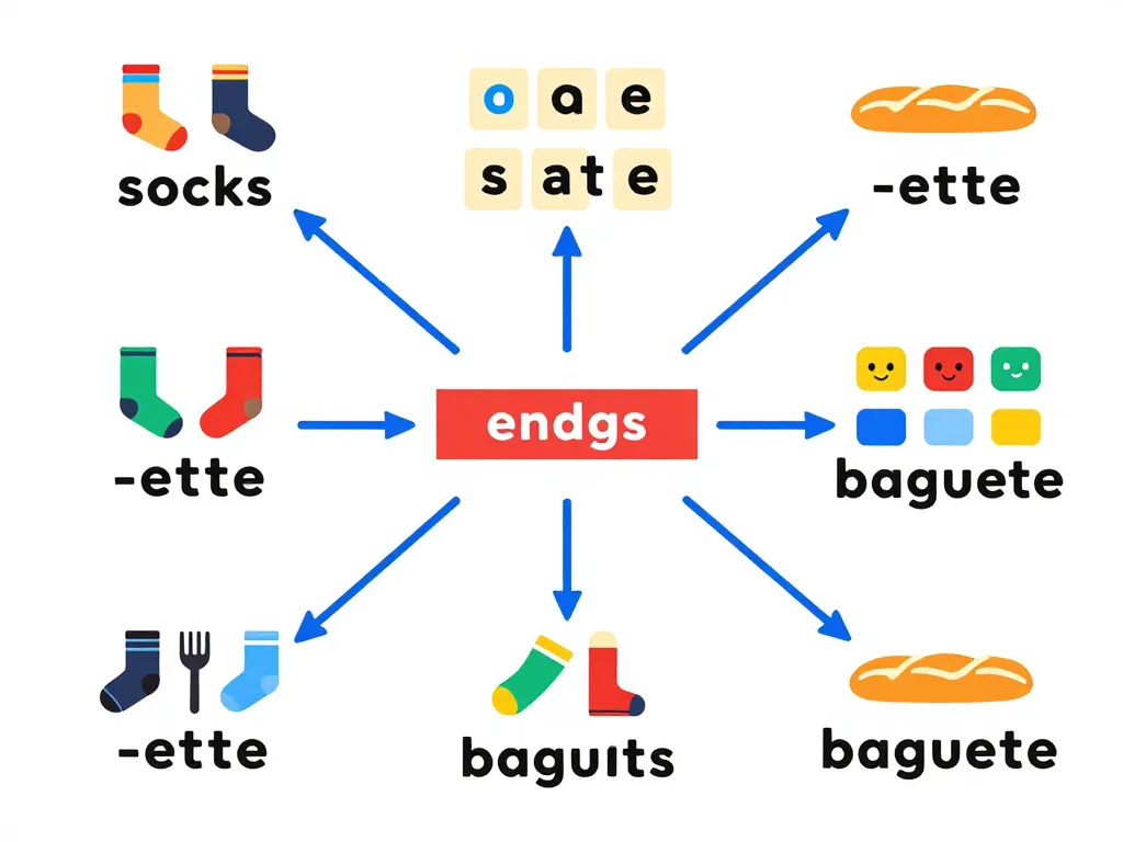 Mots en ette pour jeux de lettres et vocabulaire