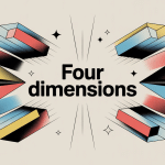 Illustration conceptuelle four dimensions axes domaines
