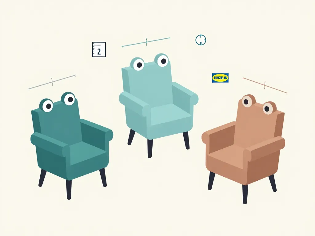 types de housse pour fauteuil crapaud ikea illustrés
