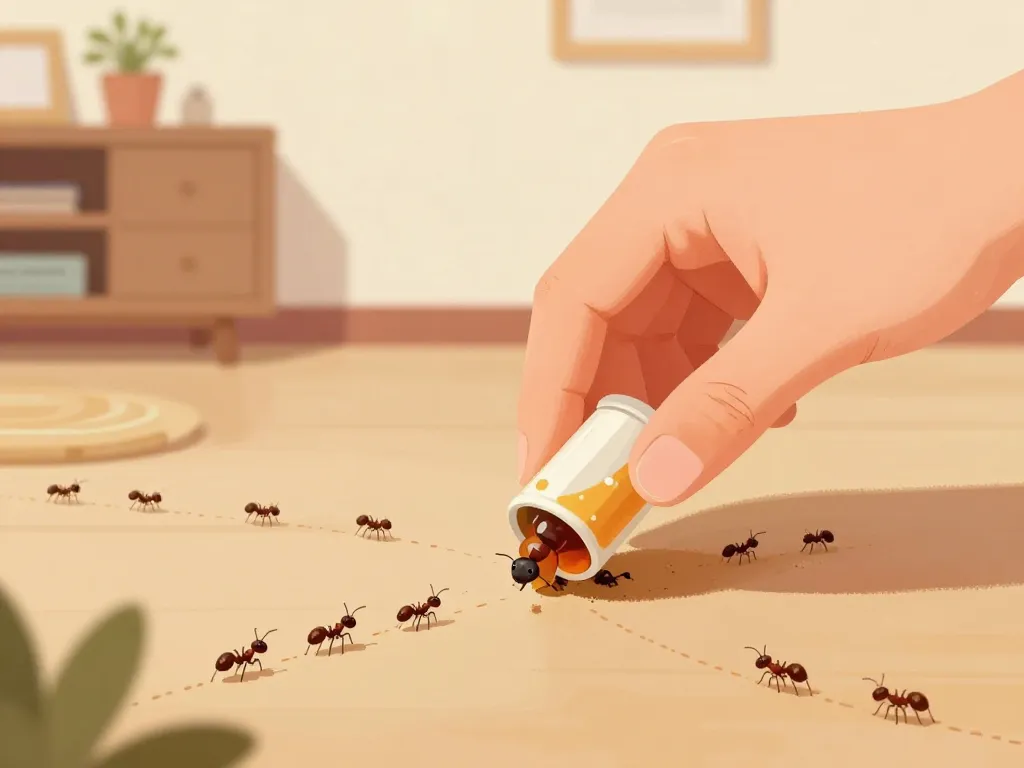 invasion fourmis minuscules traitement appât maison