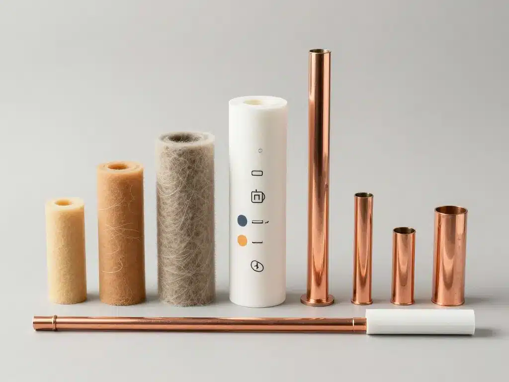 Comparatif matériaux isolant tuyau cuivre pour sélection