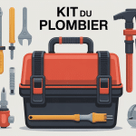 le kit du plombier complet sur plan de travail