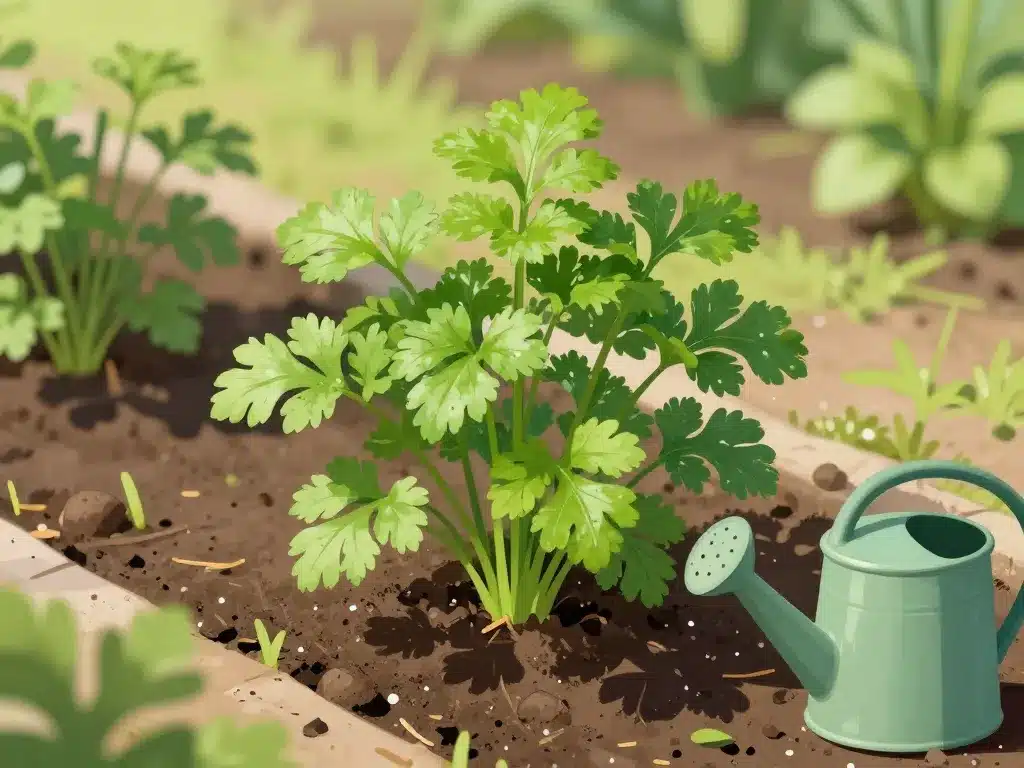 le persil repousse t il l'année suivante sol exposition arrosage