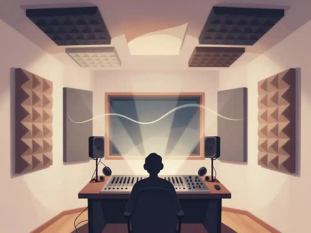 installation mousse acoustique studio pour résultat audible