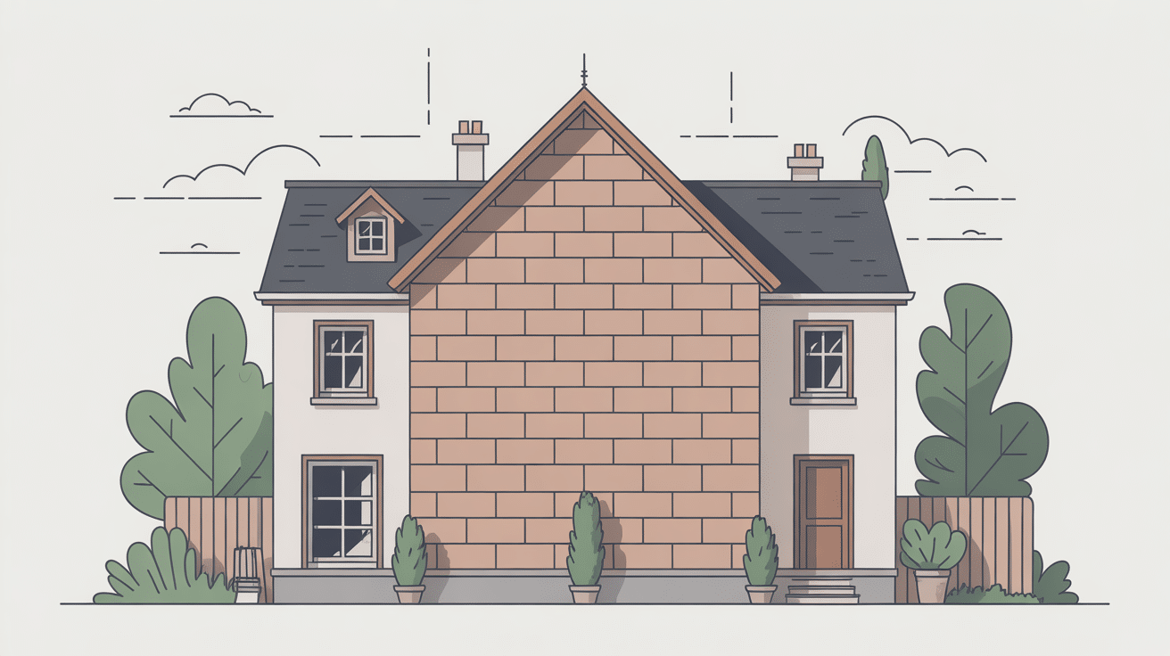 illustration mur de refend structure maison