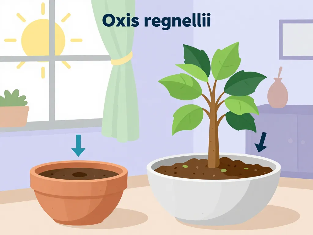 oxalis regnellii triangularis environnement idéal pot drainage