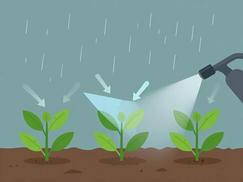 peut on mettre du désherbant quand il pleut schéma effet pluie