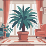 plante misère porte malheur en intérieur illustration déco