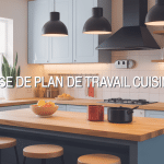 illustration prise cuisine plan de travail moderne