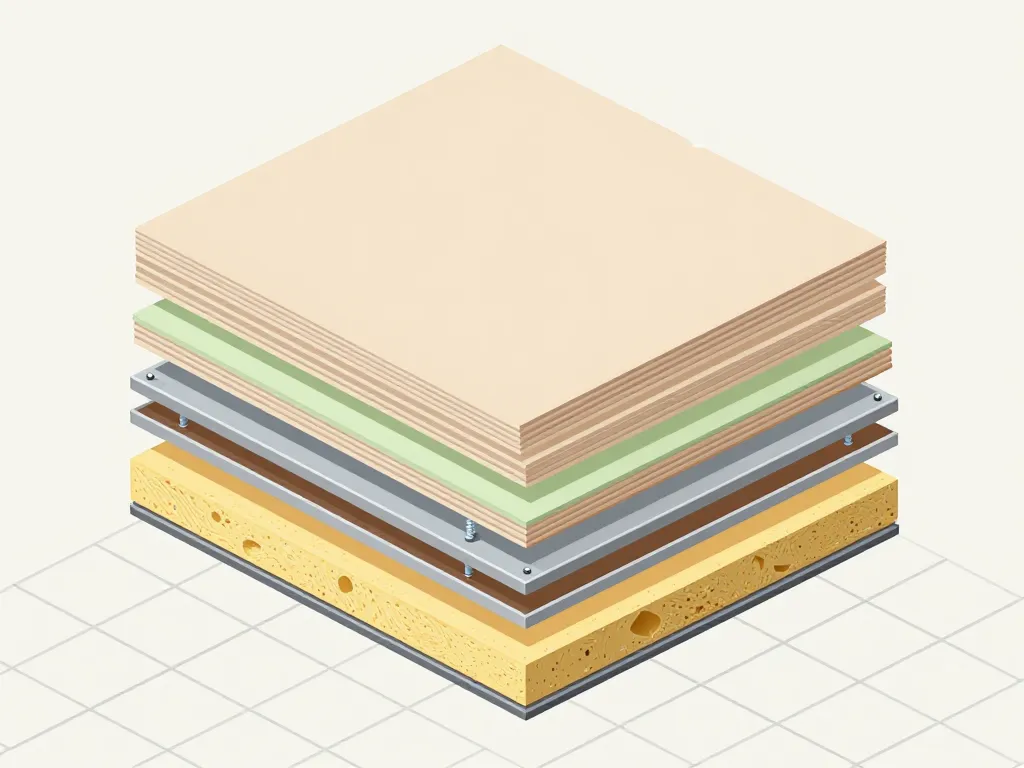 schéma prix placo et rail composants cloison