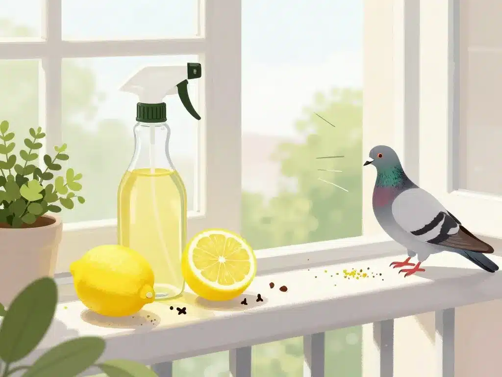 recette de grand-mère pour faire fuir les pigeons remèdes naturels citron vinaigre