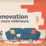 rénovation des murs intérieurs illustration mur avant après
