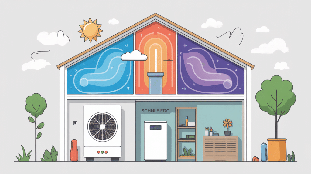 schema vmc double flux vue globale installation et fonctionnement
