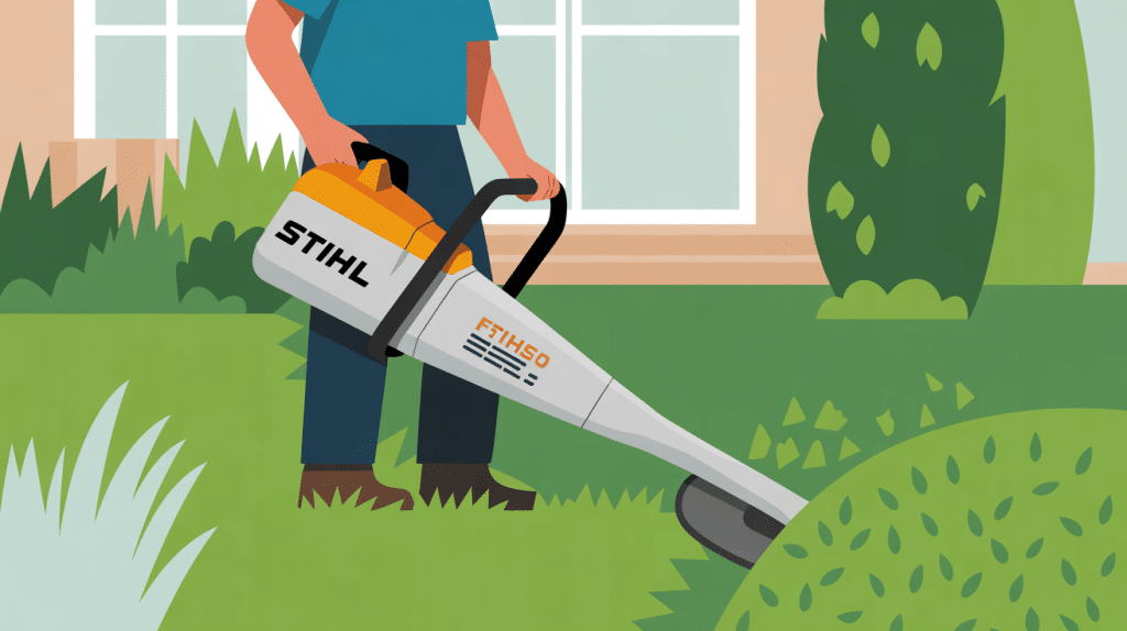 illustration debroussailleuse stihl fs 50 jardin