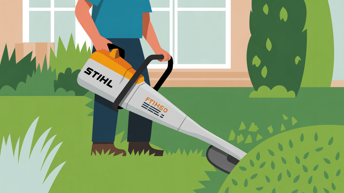 illustration debroussailleuse stihl fs 50 jardin