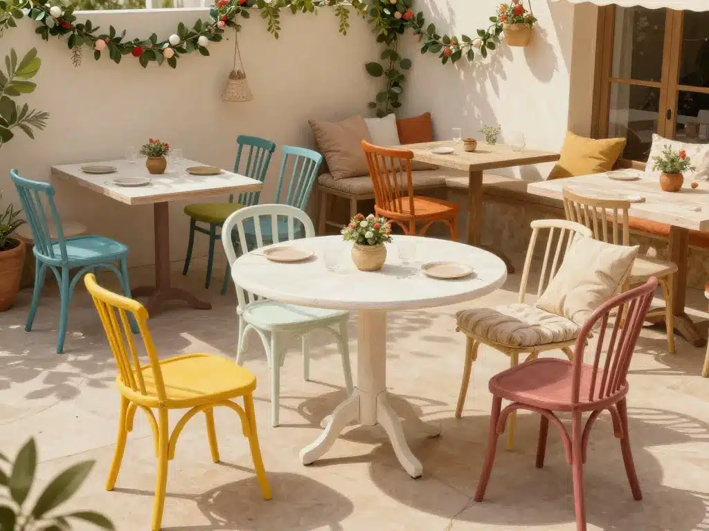 mobilier décoration terrasse guinguette