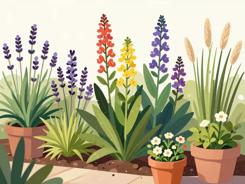 plante tete de dragon en fleur au jardin