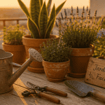jardinier facile outils et plantes increvables sur balcon