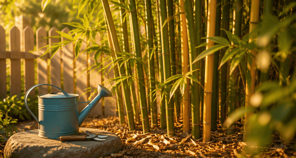 bambou comment entretenir massif luxuriant au jardin