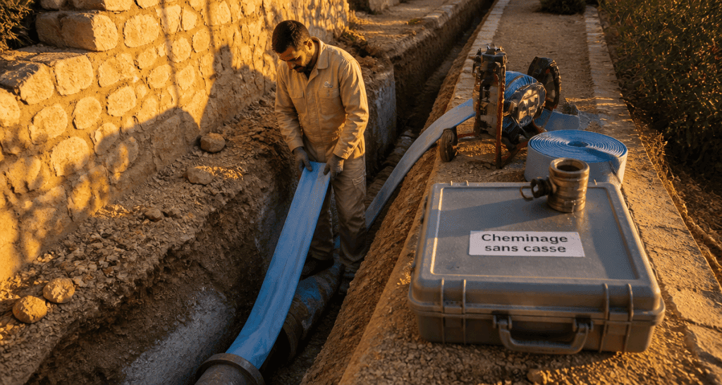 chemisage canalisations sans tranchée