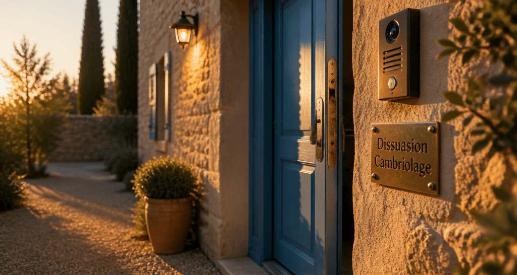 dissuasion cambriolage porte blindée maison