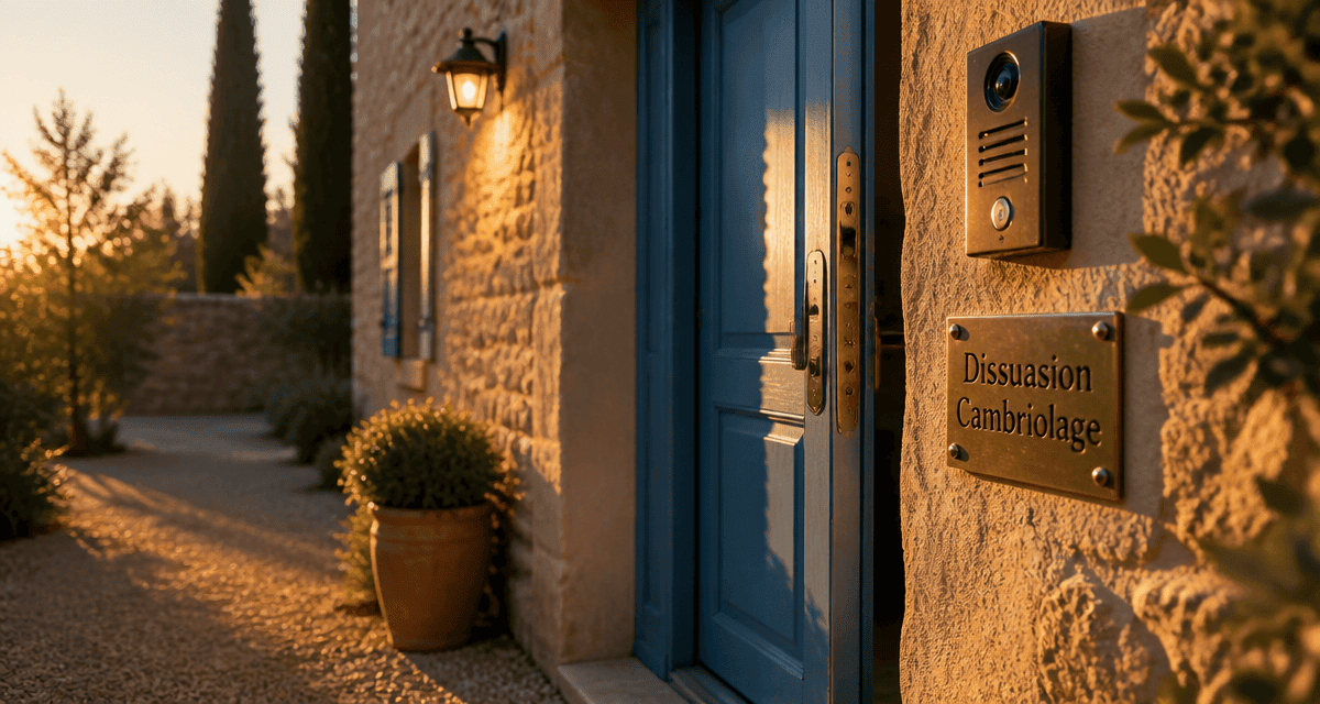 dissuasion cambriolage porte blindée maison