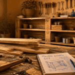 Fabriquer meuble palette outils bois atelier