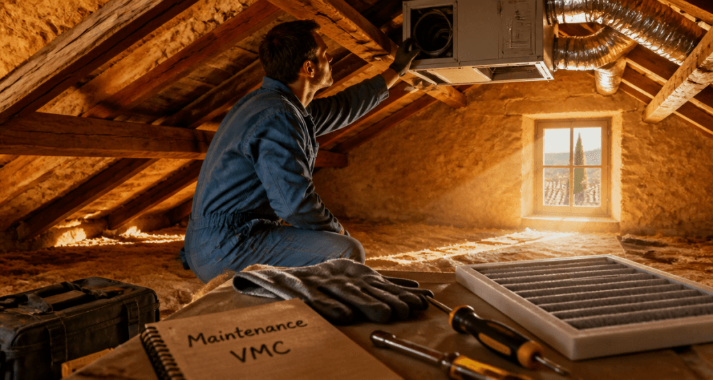 maintenance vmc technicien grenier outils