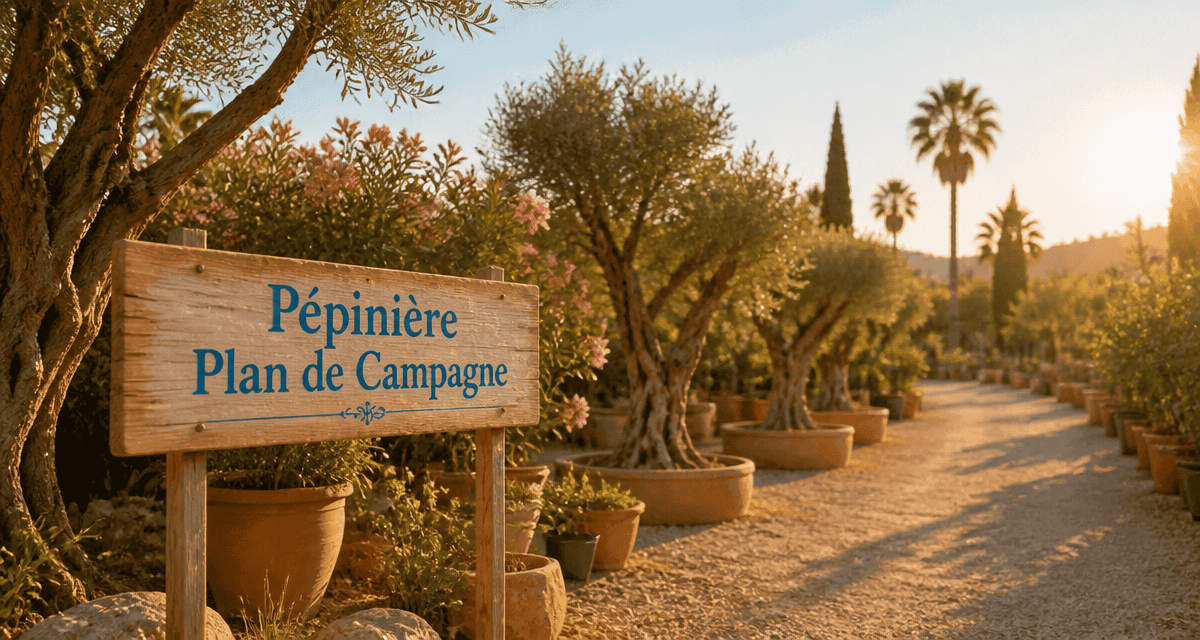 pepiniere plan de campagne oliviers lauriers provence