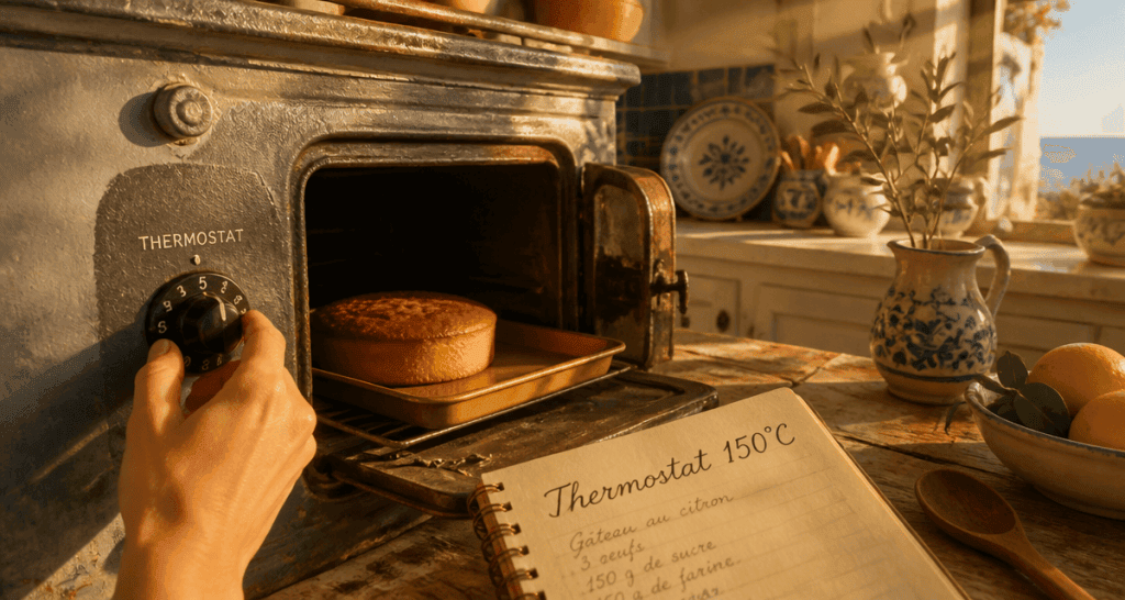 thermostat 150 degrés four cuisine