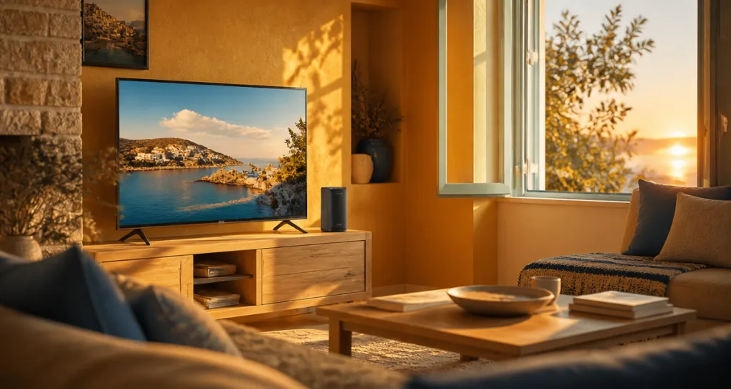 antenne sans fil pour tv moderne près fenêtre