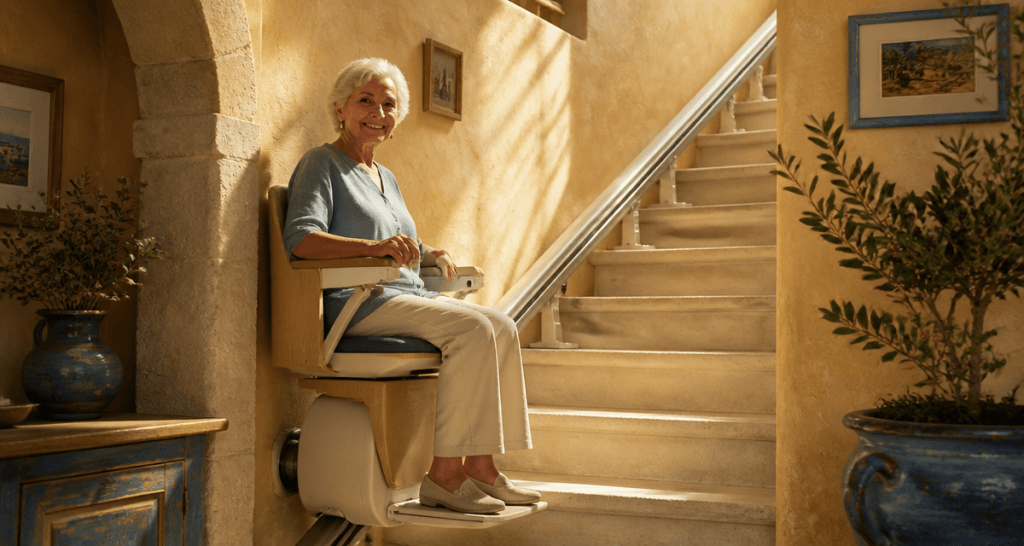 Comparatif monte escalier intérieur lumineux