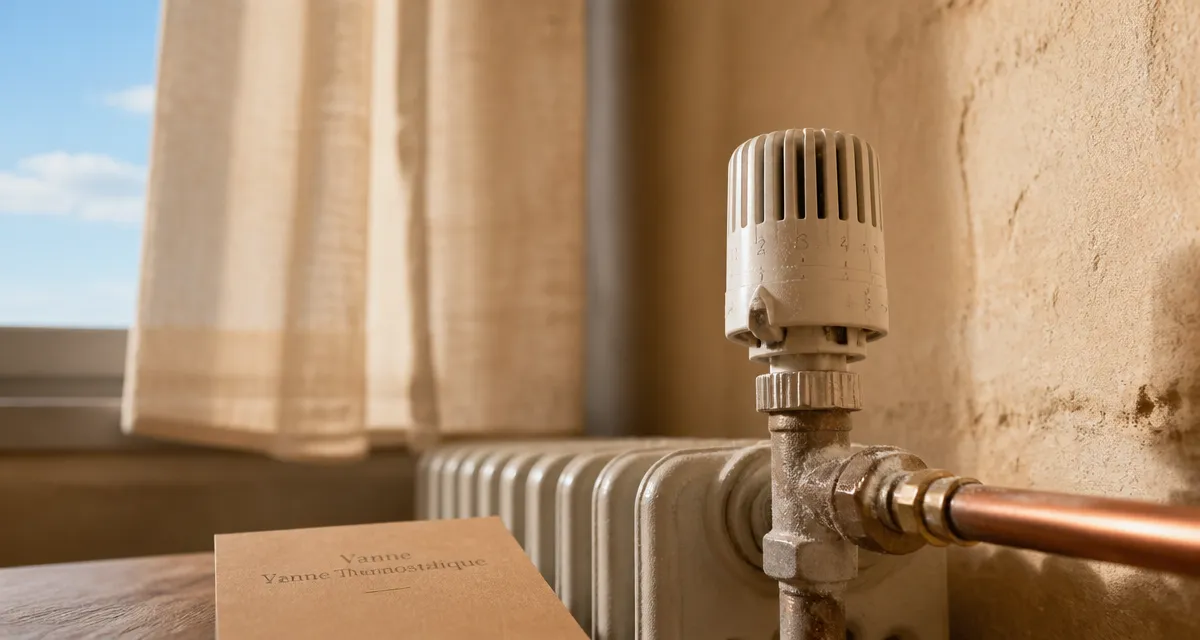 Fonctionnement vanne thermostatique sur radiateur