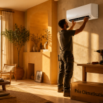 prix pose clim brico dépôt installateur climatiseur salon