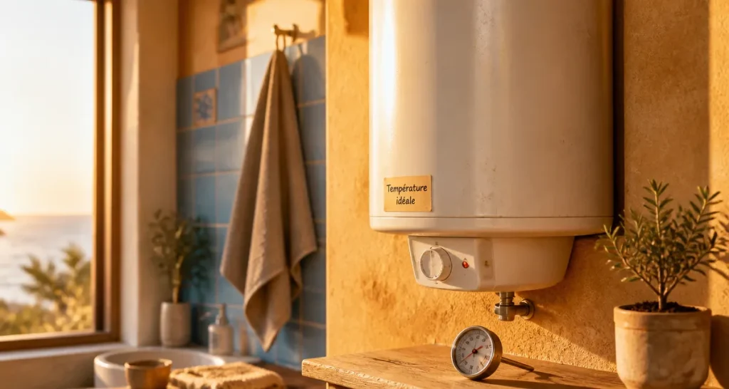 réglage ballon eau chaude chauffe-eau salle de bain