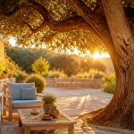 tailler un tilleul en parasol terrasse jardin